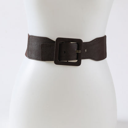 SQUARED BUCKLE FASHION BELT