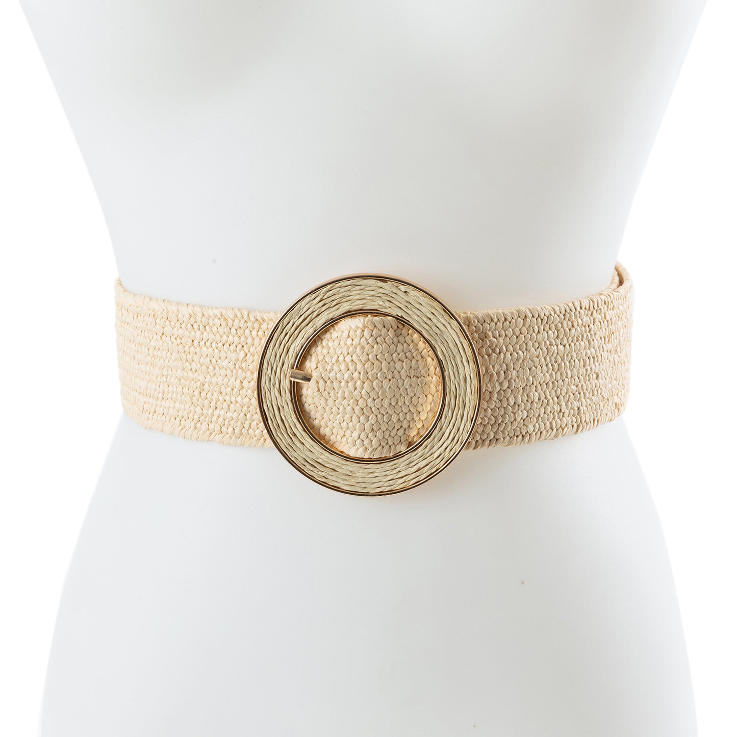 BOHO STRAW PAPER FASHION BELT