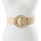 BOHO STRAW PAPER FASHION BELT