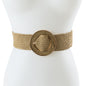 BOHO STRAW PAPER FASHION BELT