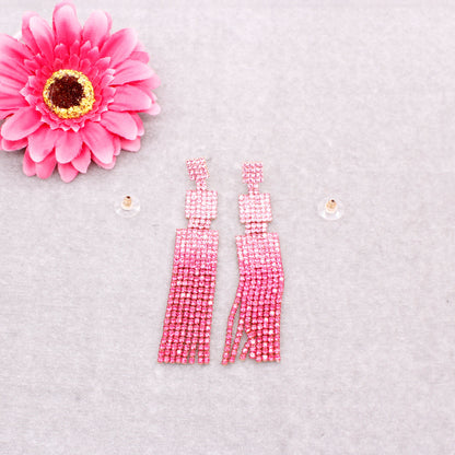 Rhinestone Drop Earrings