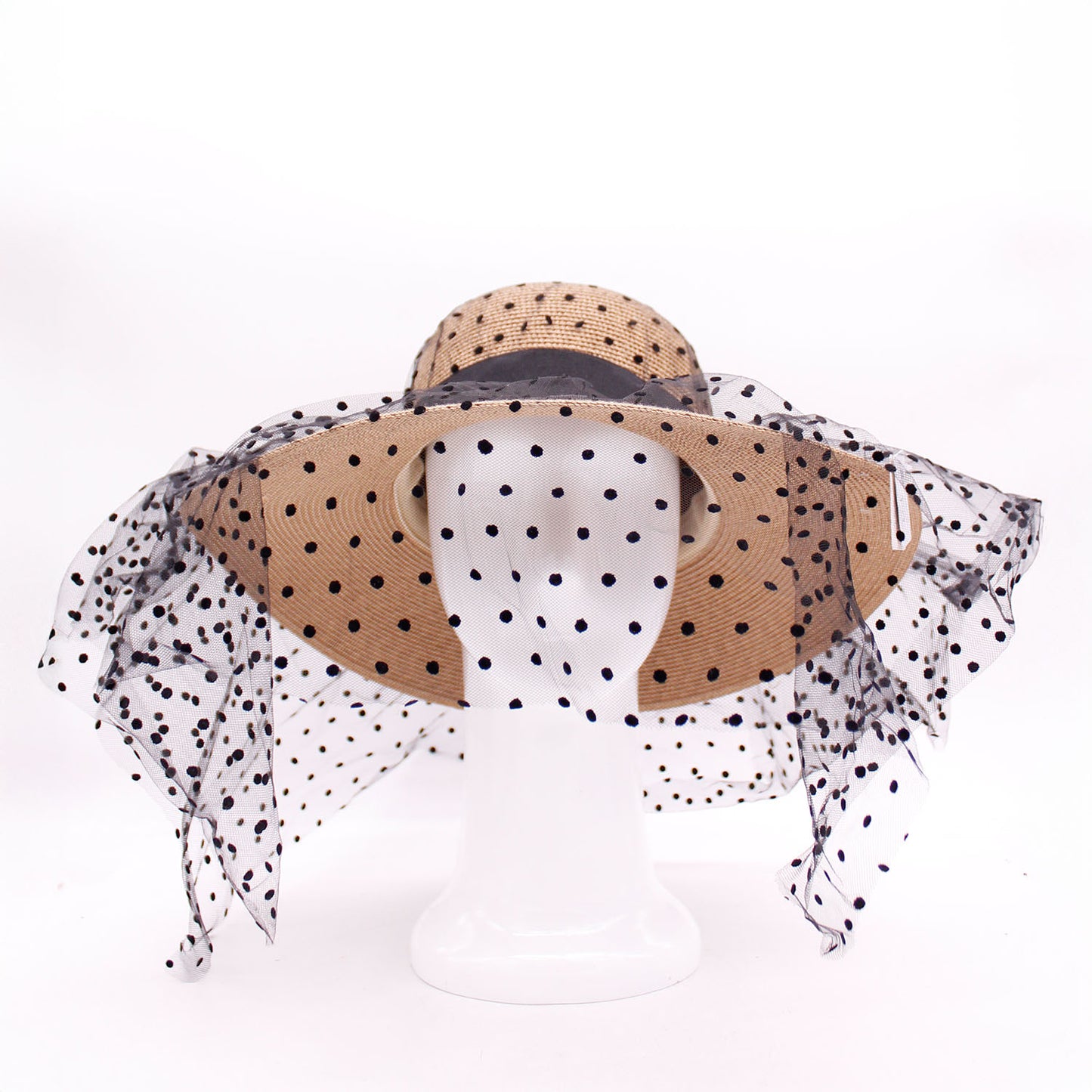 Straw Hat With Veil