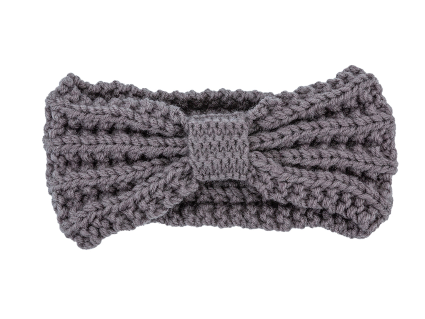 KNITTED BOW WINTER HEAD BAND