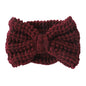KNITTED BOW WINTER HEAD BAND