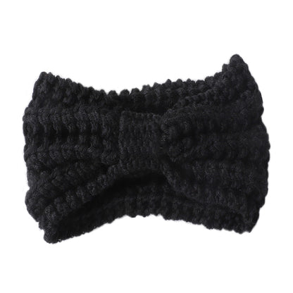 KNITTED BOW WINTER HEAD BAND