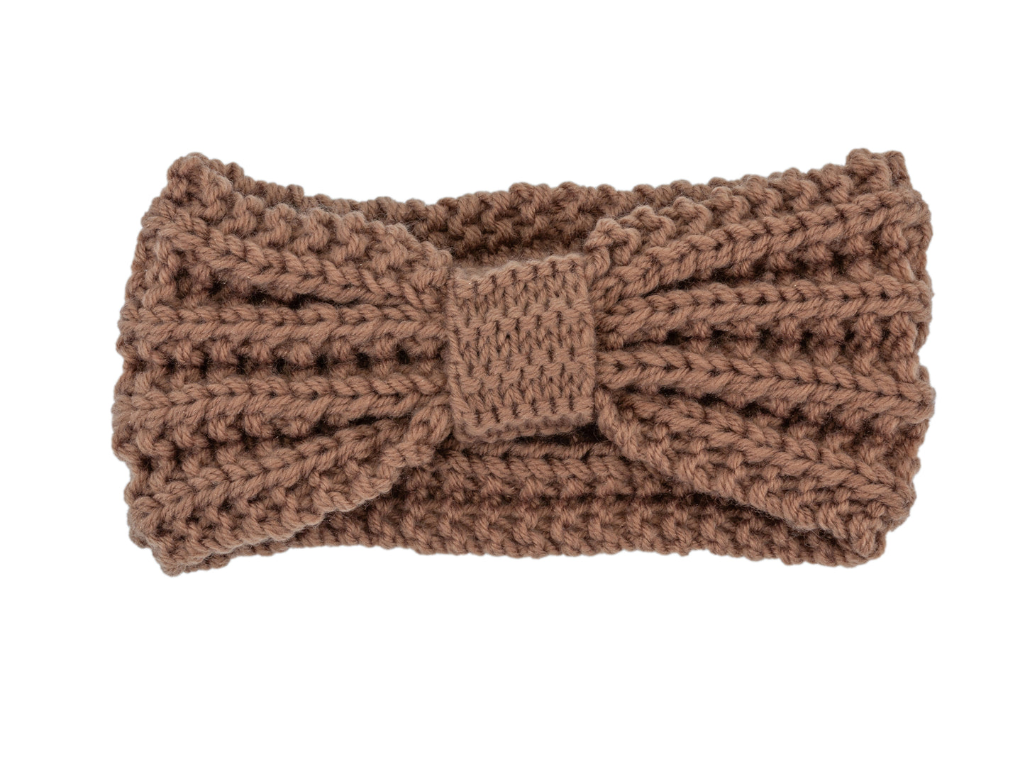KNITTED BOW WINTER HEAD BAND