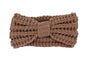 KNITTED BOW WINTER HEAD BAND