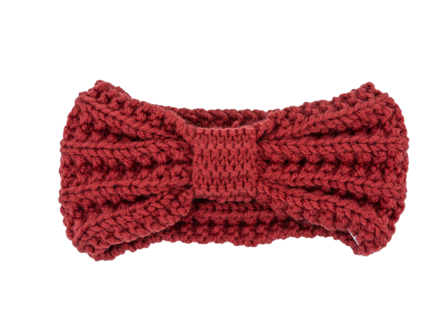 KNITTED BOW WINTER HEAD BAND