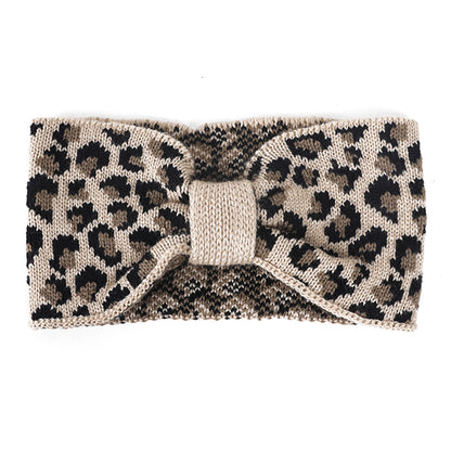 LEOPARD PRINT WINTER HEADBAND