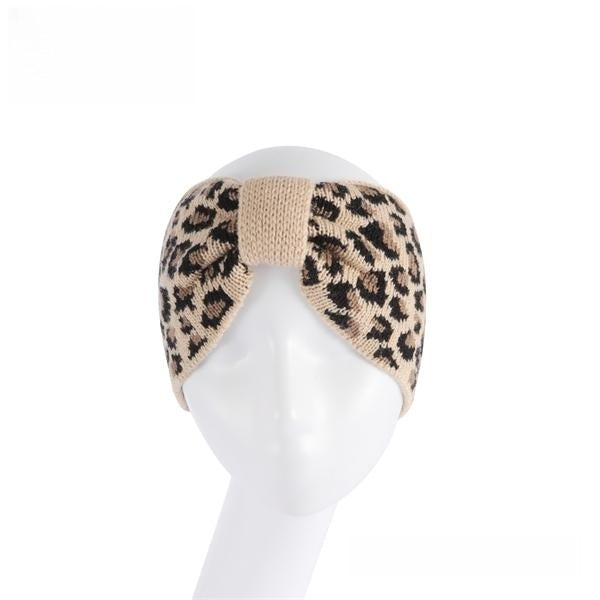 LEOPARD PRINT WINTER HEADBAND