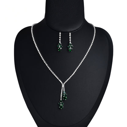 Bridal Rhinestone Necklace Set