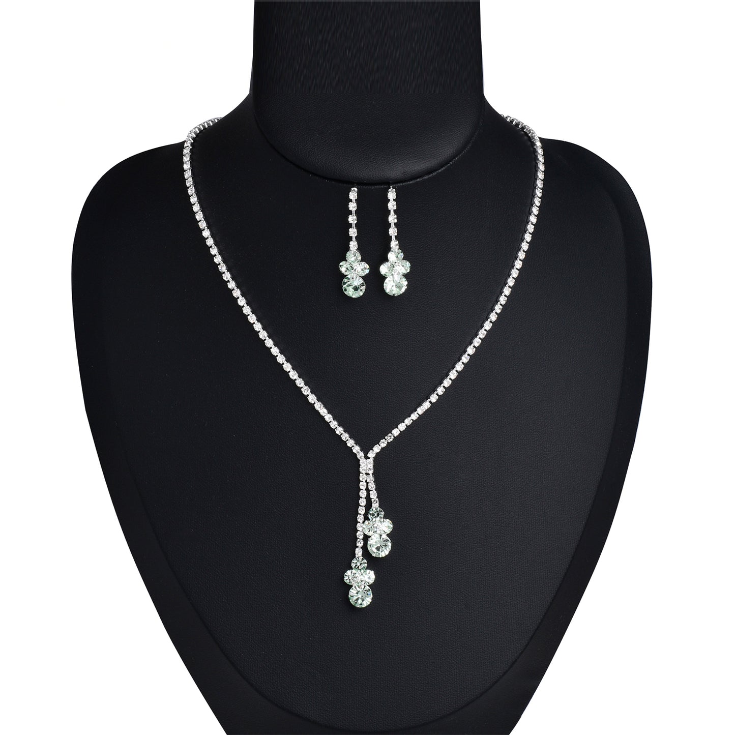 Bridal Rhinestone Necklace Set