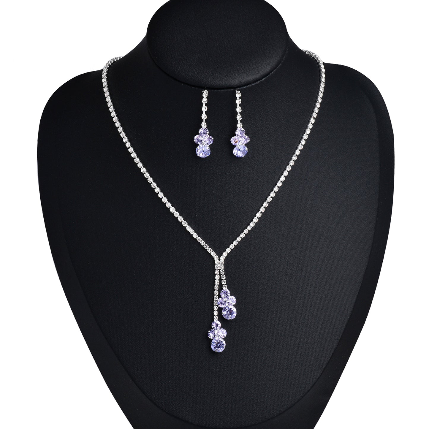 Bridal Rhinestone Necklace Set