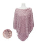 OVERSIZED FUZZY PONCHO