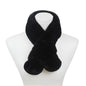 POM POM FAUX FUR SCARF
