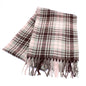 PREPPY PLAID FRINGE SCARF