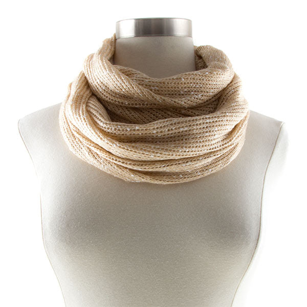 TWO TONED INFINITY SCARF