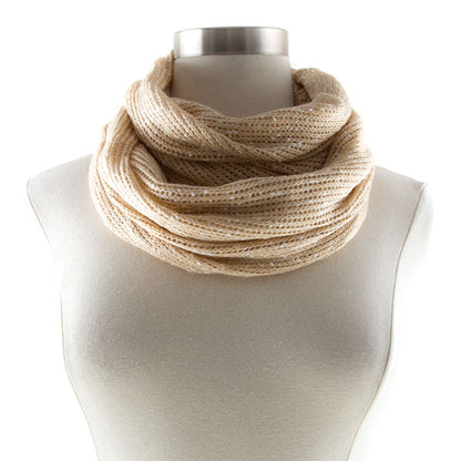 TWO TONED INFINITY SCARF