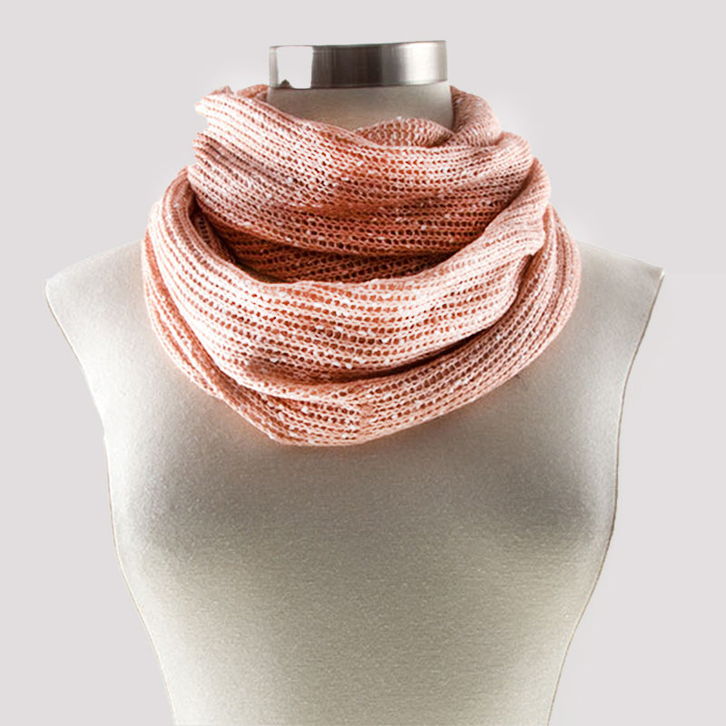TWO TONED INFINITY SCARF