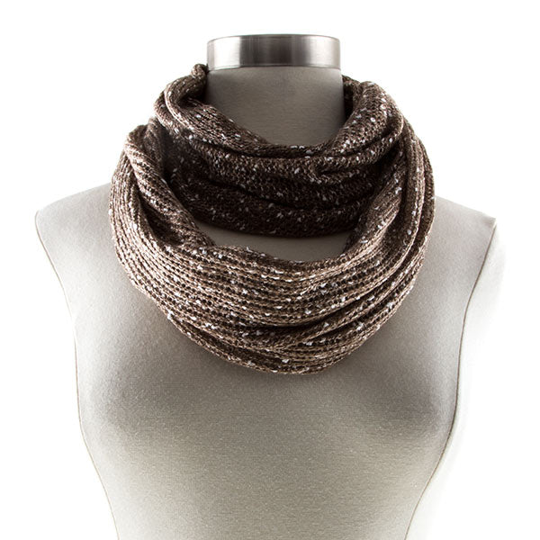 TWO TONED INFINITY SCARF