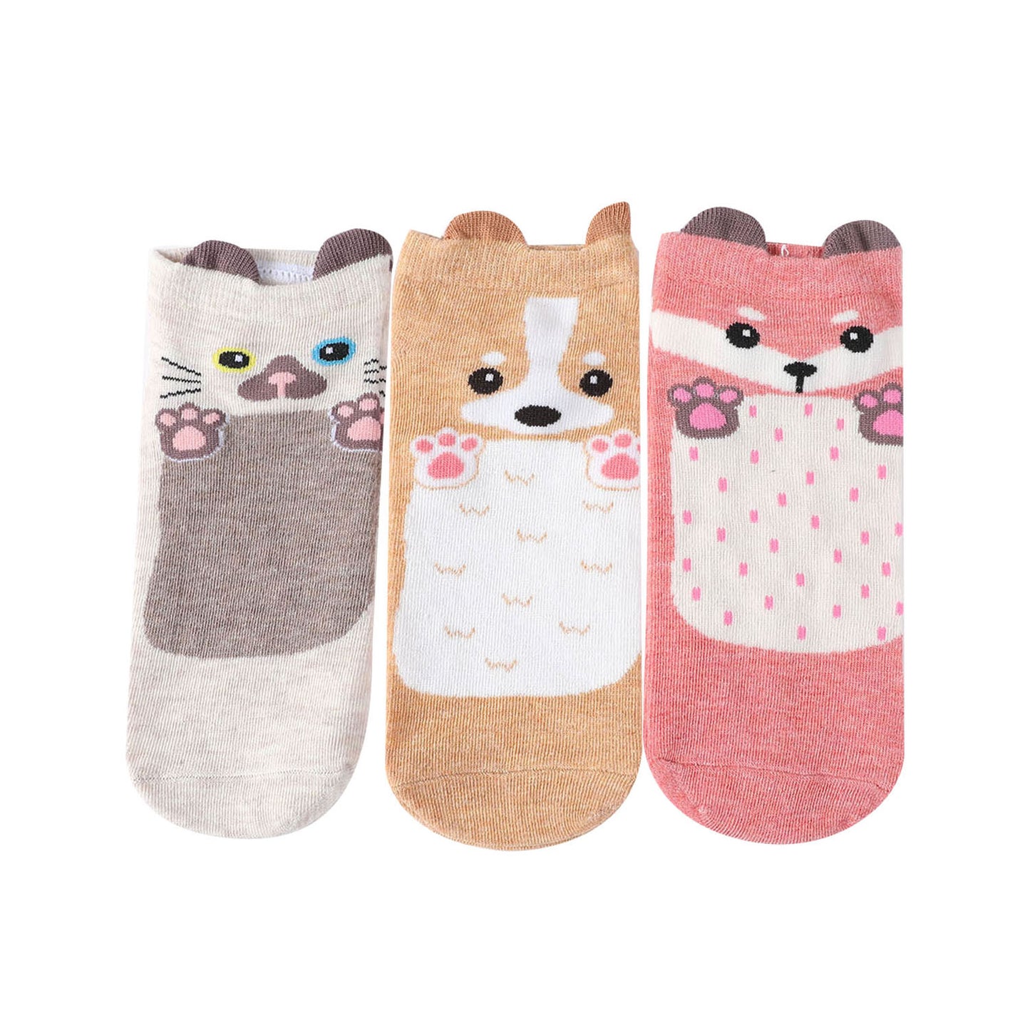3 COLOR ASSORTED SOCKS