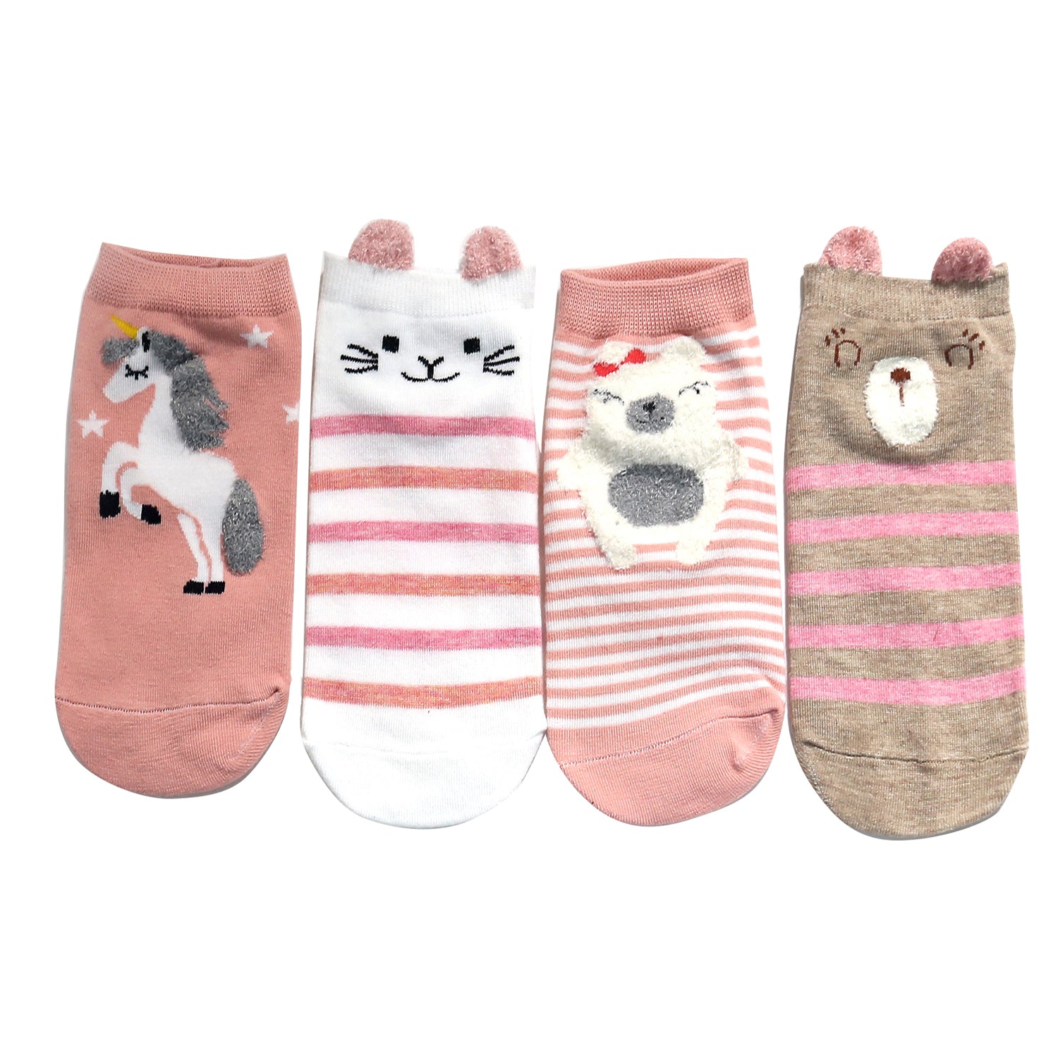4 COLOR ASSORTED SOCKS – lalalabella