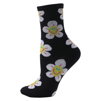 Smily flowers printed