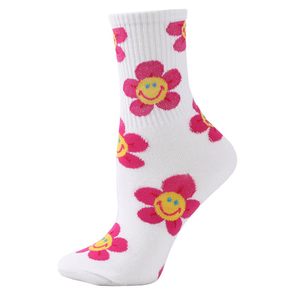 Smily flowers printed