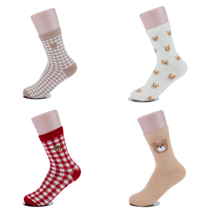TEDDY BEAR ASSORTED SOCKS