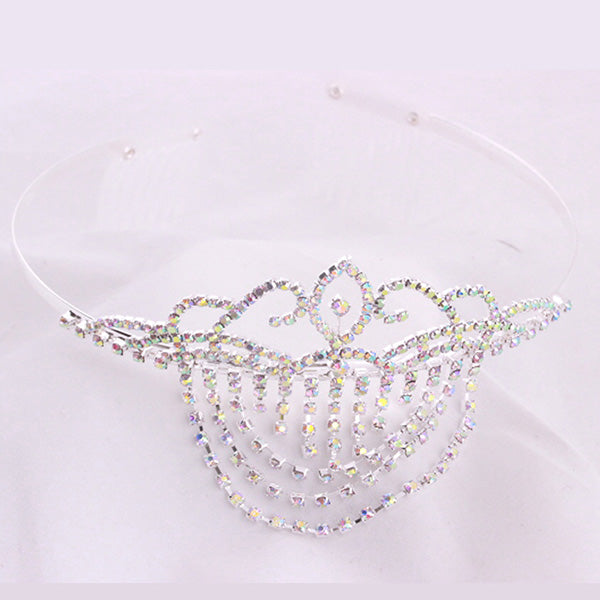 Crystal Draped Tiara