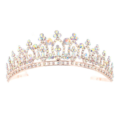 Regal Crystal Crown Tiara