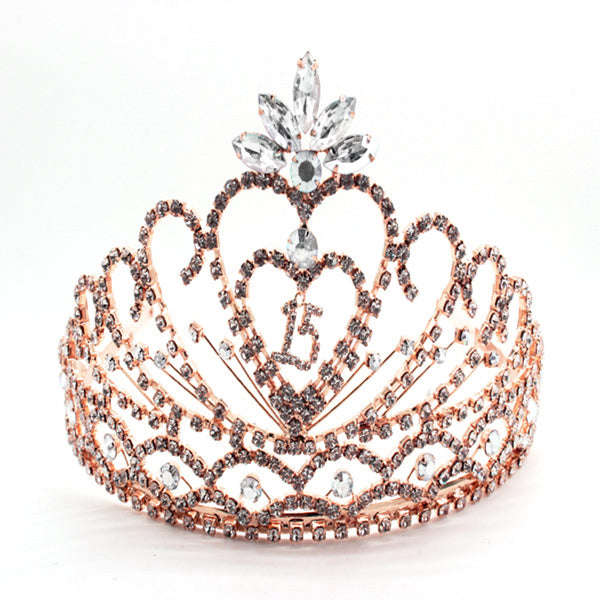 Quinceañera Heart Crown