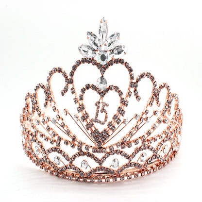 Quinceañera Heart Crown