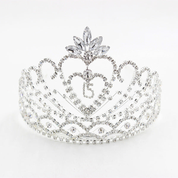 Quinceañera Heart Crown