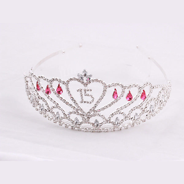 Quinceañera Heart Crown