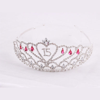 Quinceañera Heart Crown