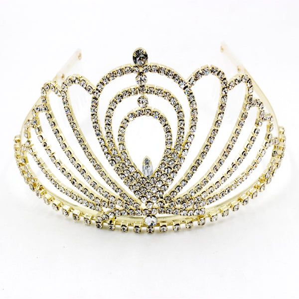 Elegant Teardrop Tiara