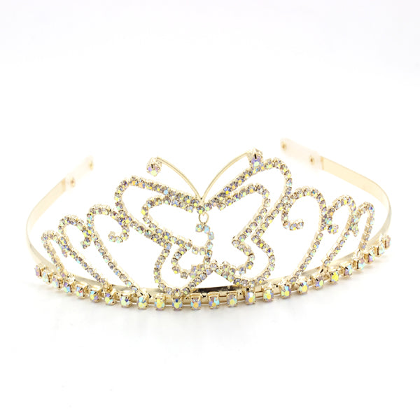 Butterfly Elegance Rhinestone Tiara