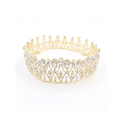 Elegant Rhinestone Crown Tiara