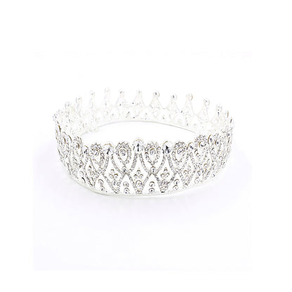Elegant Rhinestone Crown Tiara