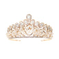 Crystal Floral Leaf Tiara