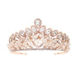 Crystal Floral Leaf Tiara