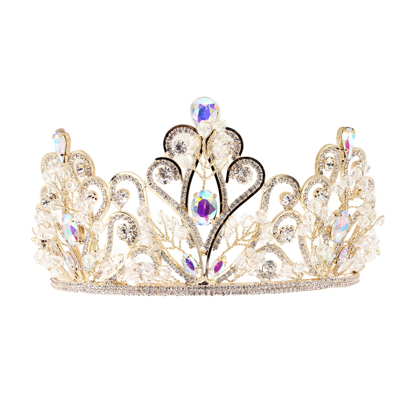 Elegant Crystal Royal Tiara