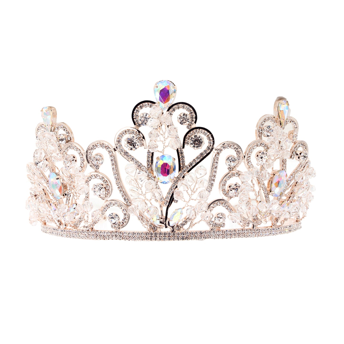 Elegant Crystal Royal Tiara