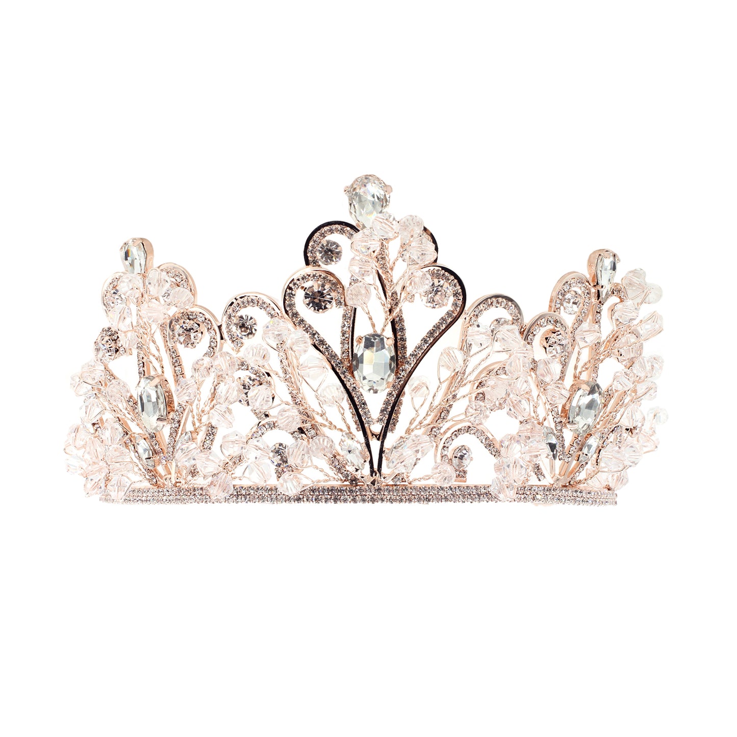 Elegant Crystal Royal Tiara