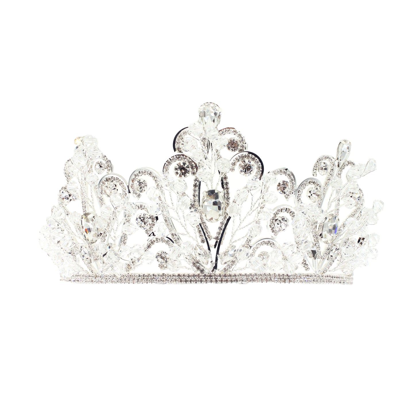 Elegant Crystal Royal Tiara
