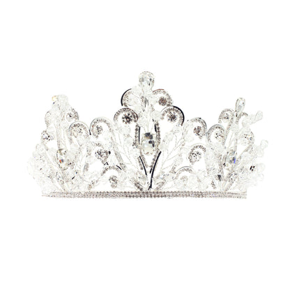 Elegant Crystal Royal Tiara