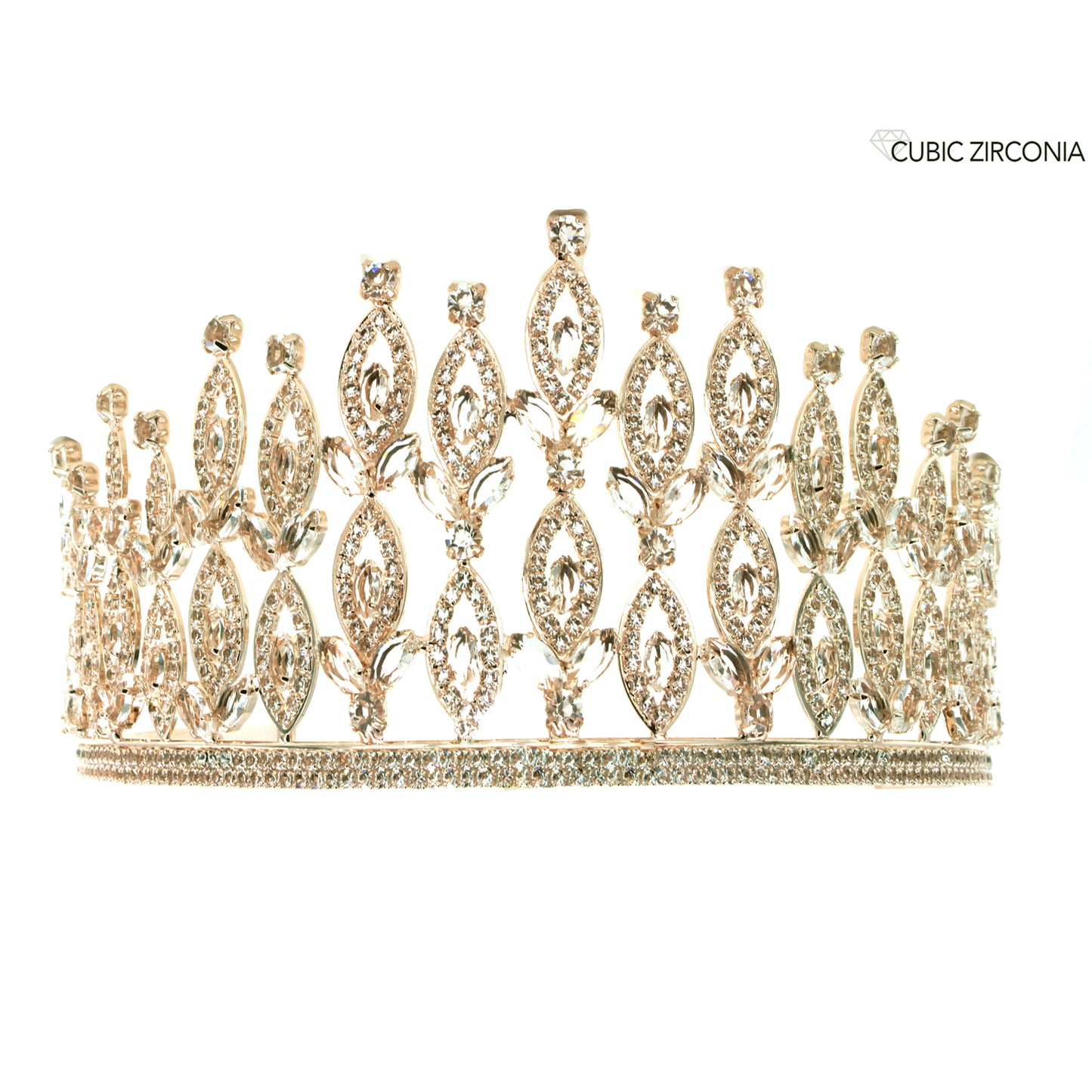 Elegant Cubic Zirconia Crown