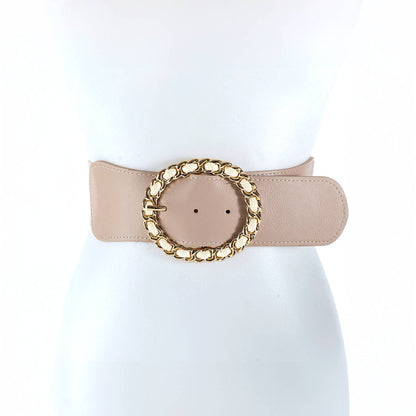 CIRCLE BUCKLE WAIST BELT