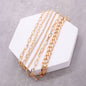 6 ASSORTED LAYERED CHAIN BRACELET